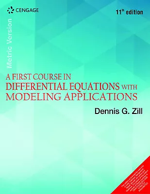 $27.75 • Buy A First Course In Differential Equations By Hadfield 11th ED-'Ship From USA'
