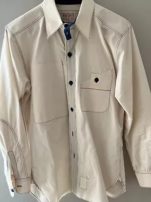 Mister Freedom Naval Tailor Chambray Sugar Cane Co - Medium - White • $80