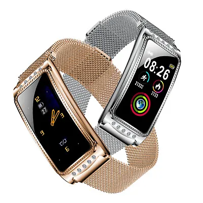 $49.50 • Buy Smart Watch Heart Rate Blood Pressure Sports Fitness Tracker Wristwatch Women