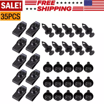 For Honda Body Bolts & U-nut Clips M6 Engine Cover Undertray Splash Shield Guard • $6.90