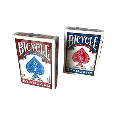 £5.69 • Buy 2x Bicycle Playing Cards Packs (1 Red & 1 Blue)