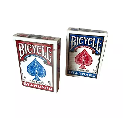 £5.69 • Buy 2x Bicycle Playing Cards Packs (1 Red & 1 Blue)