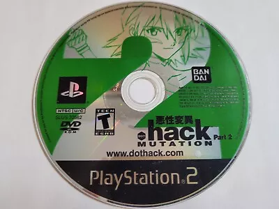 .Dot Hack Mutation Part 2 Sony PlayStation 2 PS2 Black Label Disc Only Tested  • $26.95