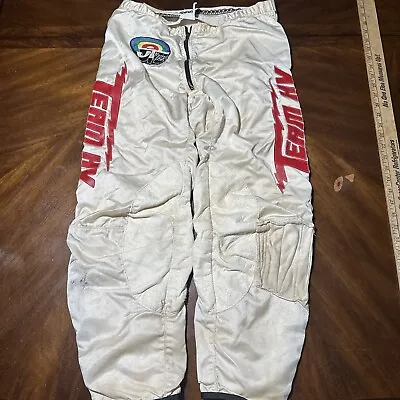 Vintage White JT Racing Motocross Pants Size 34 • $89.95