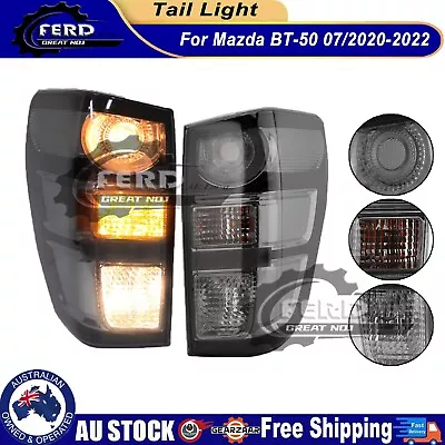 Fits Mazda BT-50 BT50 UTE TF 2020 - ON LED Tail Light Rear Lamp Smoked LH RH • $275.17