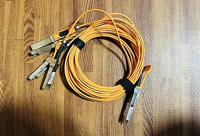 Genuine Cisco QSFP-4X10G-AOC3M 3M Breakout AOC Cable • $55