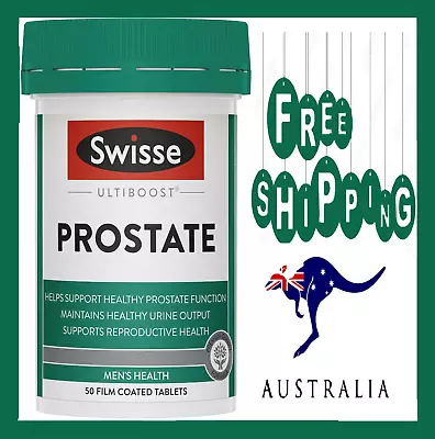 Swisse Ultiboost Prostate Health For Men 50 Tablets SAW PALMETTO 3740 Mg • $28.90