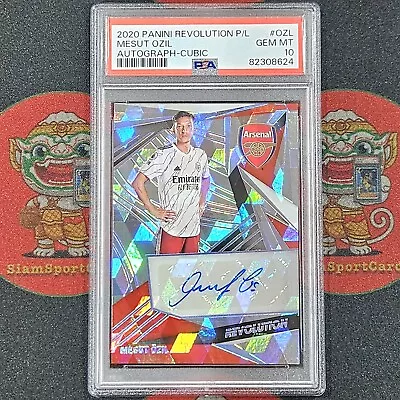 2020 Panini​ Revolution​ Mesut Ozil Auto​ Cubic /50 PSA​ 10 • $359