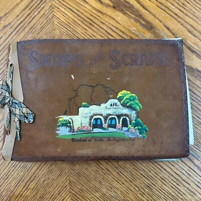 $52.49 • Buy VTG 1948 Scrapbook Florida Vacation Photographs Brochures Tickers Ephemera