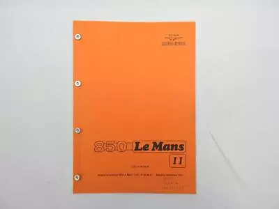 Vintage Moto Guzzi 850 Le Mans Parts Book Manual B10421 • $24.99