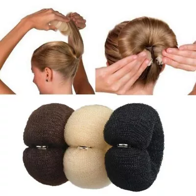 Magic Foam Sponge Hair Styling Donuts Bun Maker Former French Twist Tool' • $1.82