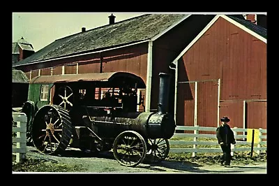 Dr Jim Stamps Postcard Antique Steam Engine Tractor Pennsylvania Dutch Country • $0.25