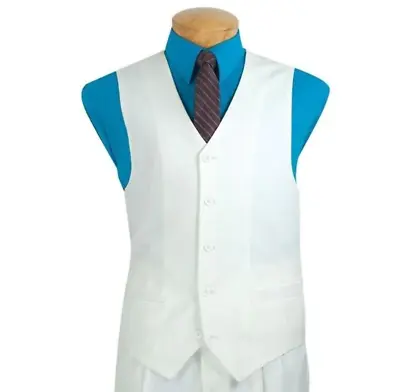 Vinci OV-900 Slim Fit Vest White • $49.99