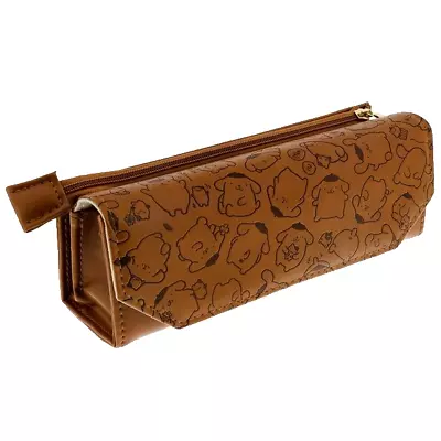 Officially Licensed Sanrio Pompompurin 25th Anniversary Glasses Pencil Case Tan • $36.95