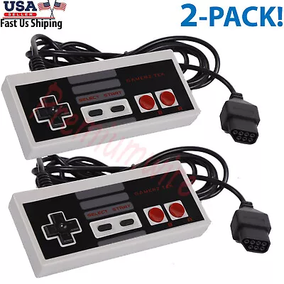 2 Pack Controller For NES-004 Original Nintendo NES Vintage Console Wired Gamepd • $9.75