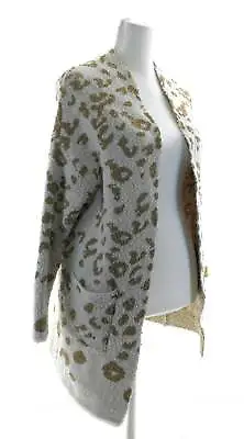 Sabrina Lauren New York Womens Cardigan Long Sleeve Sweater  Ivory Size Medium • $16.79