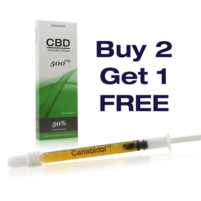 £39.99 • Buy 100% Cannabis Extract Full Plant THC Free CBD Oil Paste Syringe Hemp