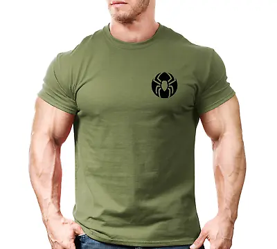 £7.99 • Buy Spider LB Gym T Shirt Mens Gym Clothing | Workout Training Bodybuilding Top