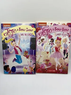 $15 • Buy Jojo And Bow Bow Books 1&2 By Jojo Siwa Nickelodeon Take The Stage Candy Kisses