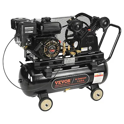 VEVOR 13.2 Gallon Gas Powered Air Compressor 7HP 9CFM@115PSI 115PSI Max Pressure • $669.99