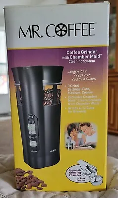 Mr. Coffee IDS77 Electric Coffee Grinder W/Chamber Maid Cleaning System BNIB • $20