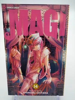 Magi The Labyrinth Of Magic Volume 14 English Manga Shinobu Ohtaka • $72.82