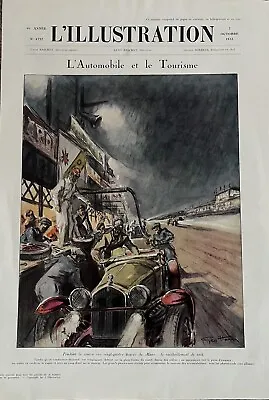 L'illustration Magazine -Le Mans Edition - October 1933- Geo Ham Stunning Prints • £45