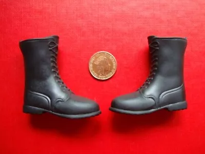 1/6 Scale Action Figure Tall Black Boots For 12  Dragon BBI Figures • £7.99