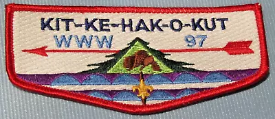 Order Of The Arrow OA KIT-KE-HAK-O-KUT Lodge 97 Flap Mid-America Council Patch • $3