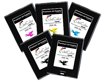 IJetColor By Printware Memjet Compatible (CMYKK) 5 Pack High Capacity Ink Tanks • $1097