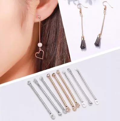 Metal Earring Link Connectors Bar Double Ended Jewellery Findings Fittings DIY • £1.49