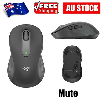 $19.49 • Buy Logitech Signature M650 Right Handed Wireless Mouse Mute New AU