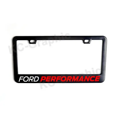 Black Stainless Steel License Frame For Ford Performance Mustang Shelby Cobra • $16.06