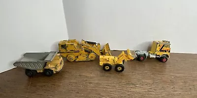 Vintage NZG Die-Cast Tractor Majorette Semi Benne Carriere & Maisto Shovel Lot • $43.90