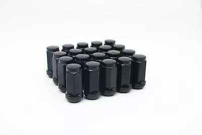 New 9/16-18 Lug Nut Black Acorn Bulge Set Of 20 Lugnuts 9/16 Nuts Fits Dodge • $34.99