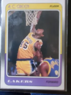 A.C. Green 1988 Fleer #66  Basketball Card MINT • $3.97