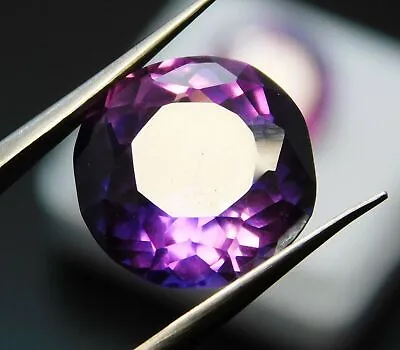 8 Ct Natural Purple TANZANITE Extremely Rare Round Cut Certified Loose Gemstone • £10.70