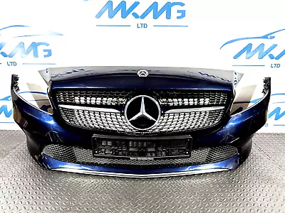 16-19 Mercedes A-class W176 Se Facelift Genuine Complete Front Bumper Blue 890 • £599