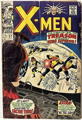 X-Men #37 1st Changeling Named 1st Appearance Mutant Master *GD* • £16.21