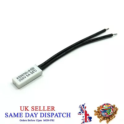 £2.36 • Buy Temperature Switch Thermostat Thermal Protectors KSD9700 40 To 150 Degrees