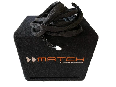 £140 • Buy Audiotec Fischer Match PP 7E-D Subwoofer + PP-SC Wiring Loom
