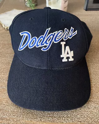 VTG RARE 90s LA Dodgers Sports Specialties Script Snapback Hat Cap Los Angeles • $274.95