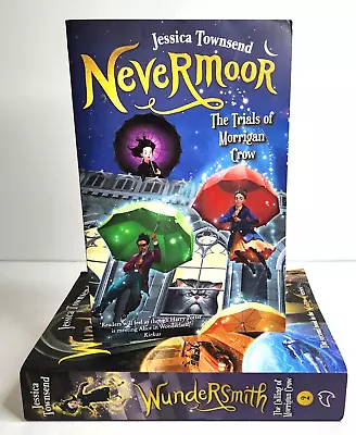 2 X Jessica Townsend Paperback Book Nevermoor 1 Series & Wundersmith 2 Fantasy • $23