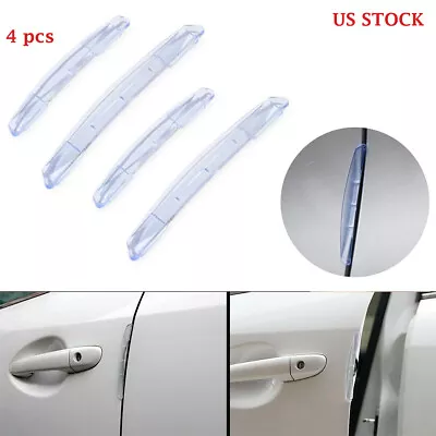 4X Car Door Edge Guards Protector Clear Molding Trim Scratch Guard Strip Cover • $7.99