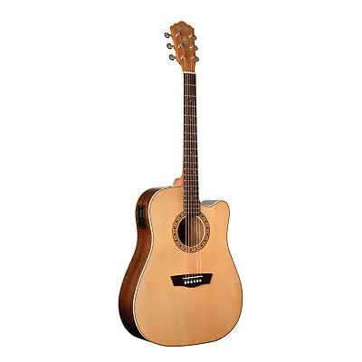 Washburn WD7SCE Harvest Dreadnought Acoustic Electric Guitar • $389