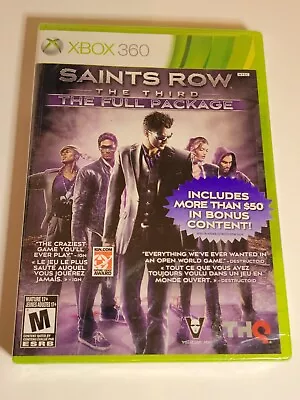 Saints Row: The Third - The Full Package (Microsoft Xbox 360 2012) New & Sealed • £25.17