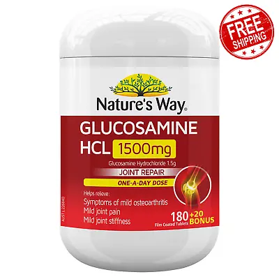 Nature’s Way Glucosamine HCL 1500mg Joint Repair Tissue Including Cartilage 200s • $36.21