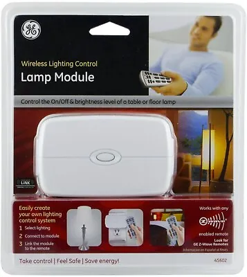 $29.95 • Buy GE 45602 Z-Wave Wireless Technology Light Control Lamp Module Dimmer/On/Off NEW