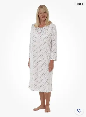 NEW Ladies Long Sleeve Supersoft FLEECE Warm Nightdress Nightie • £14.99