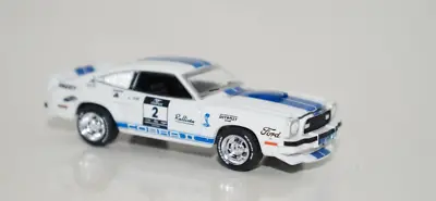 White 1976 Ford Mustang Cobra II Limited Edition Model Car Diecast 1/64 Loose • $6.99